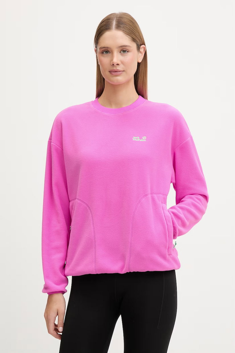 Jack Wolfskin bluză sport pentru femei, din polar Find The Wild