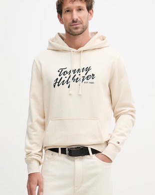 Tommy Hilfiger hanorac cu glugă pentru bărbați, din bumbac
