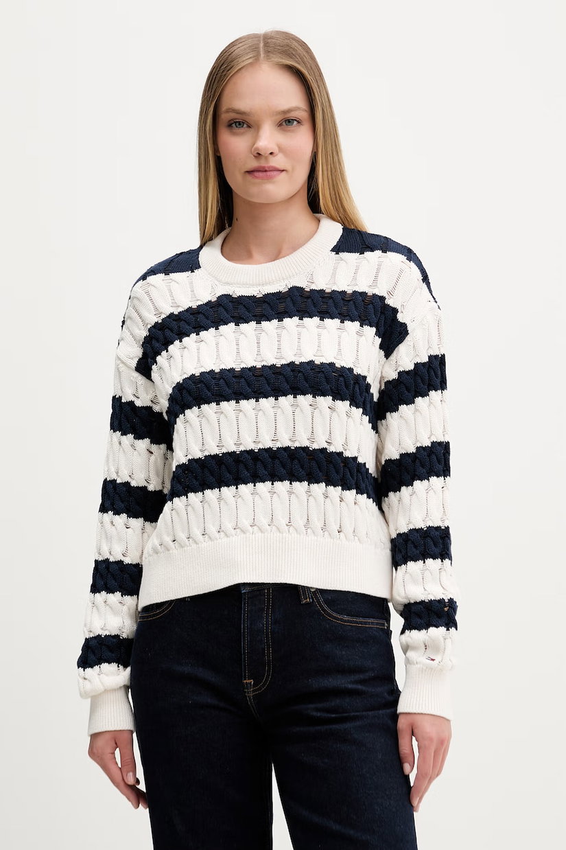 Tommy Jeans pulover pentru femei, din bumbac