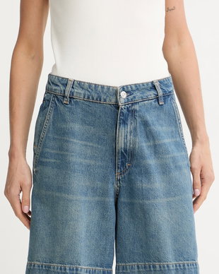 BOSS pantaloni scurți pentru femei, din denim ALLEXY DENIM SHORT