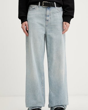 Tommy Jeans blugi wide leg pentru femei
