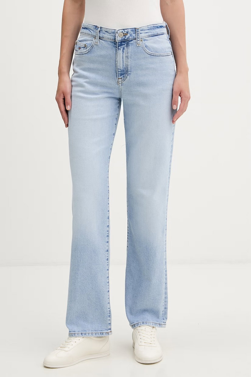 Tommy Jeans blugi straight pentru femei
