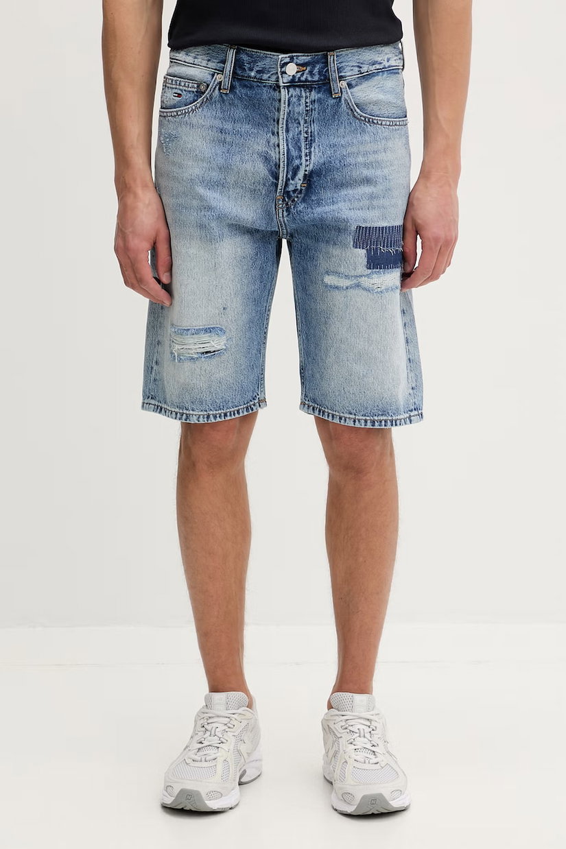 Tommy Jeans pantaloni scurți pentru bărbați, din denim