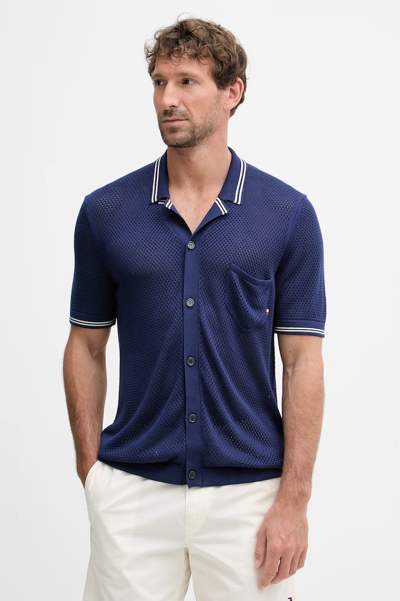 Tommy Hilfiger cămașă pentru bărbați, din vâscoză