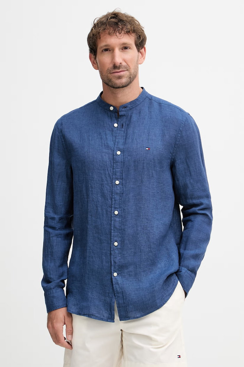 Tommy Hilfiger cămașă pentru bărbați, din in