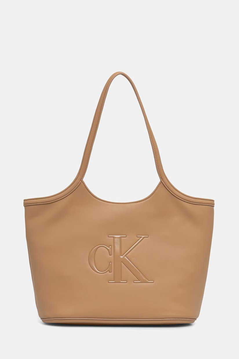 Calvin Klein geantă shopper pentru femei, cu imitație de piele