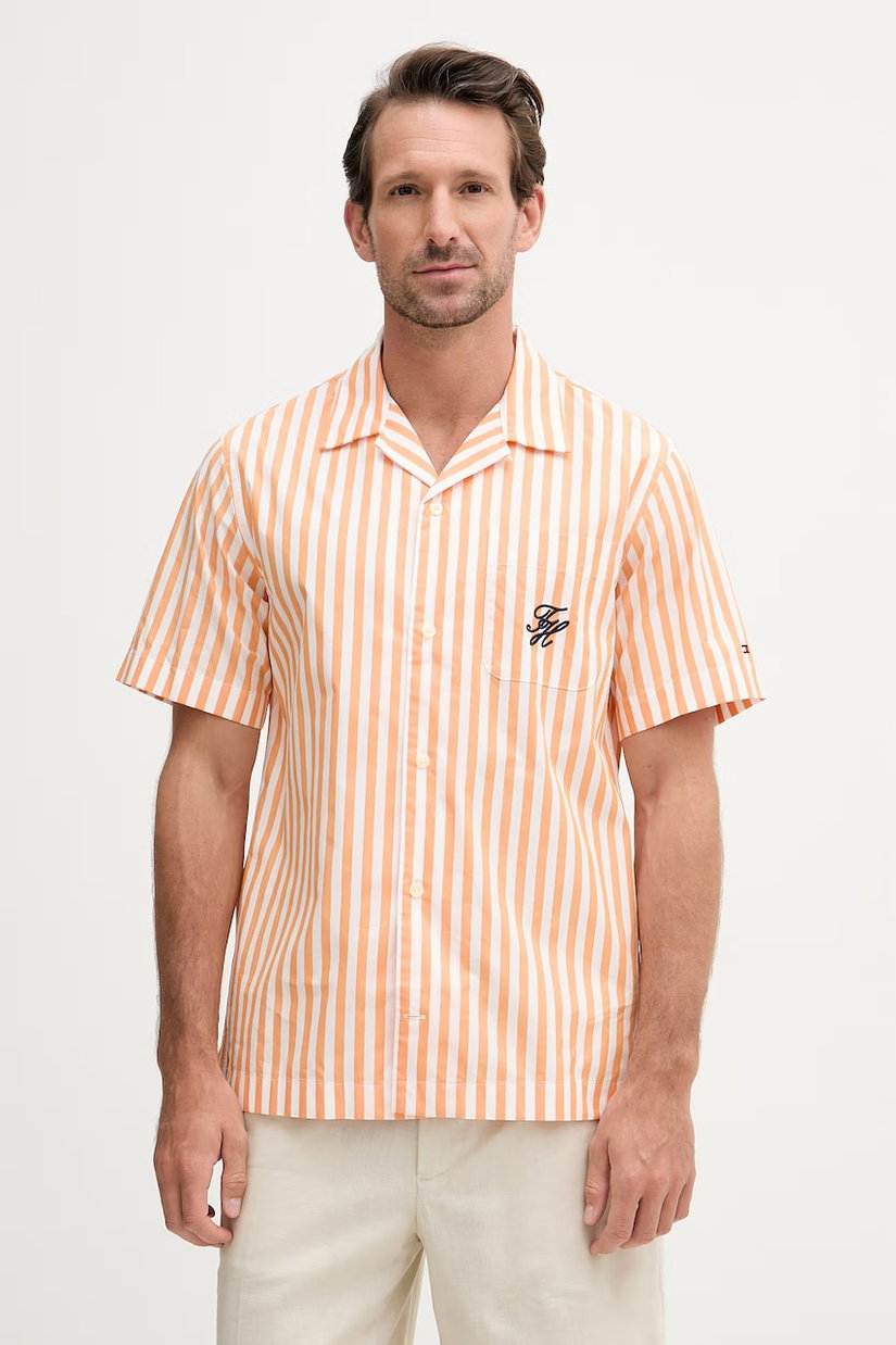 Tommy Hilfiger cămașă pentru bărbați, din bumbac SUMMER