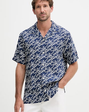 Tommy Hilfiger cămașă pentru bărbați, cu in SUMMER
