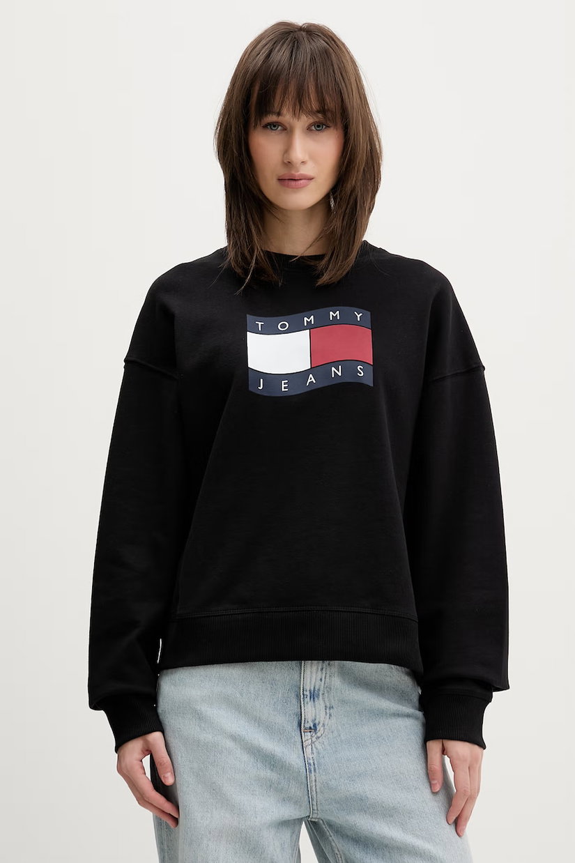 Tommy Jeans hanorac pentru femei, din bumbac