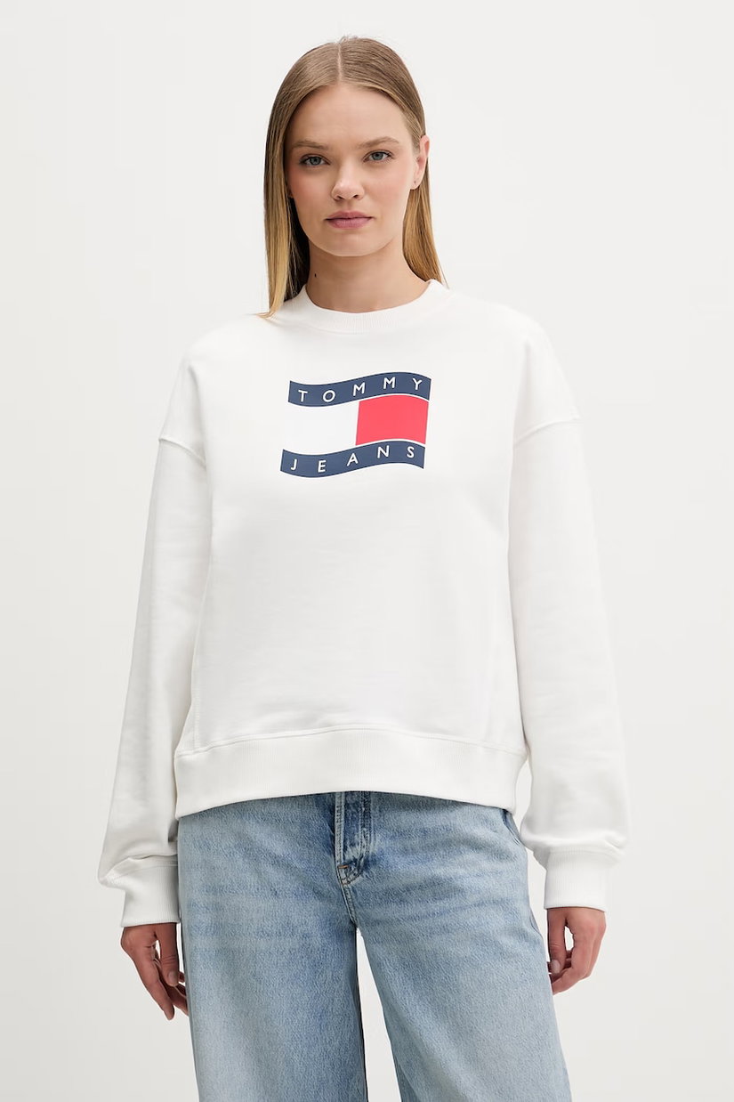 Tommy Jeans hanorac pentru femei, din bumbac