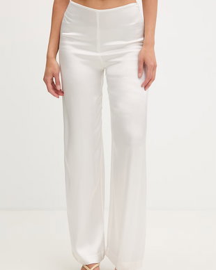 Bardot pantaloni palazzo pentru femei, din vâscoză