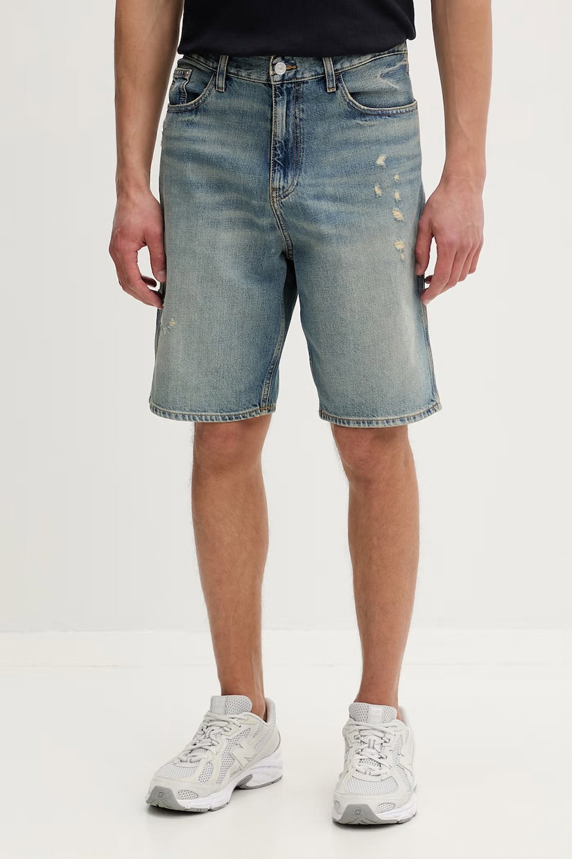 Tommy Jeans pantaloni scurți pentru bărbați, din denim