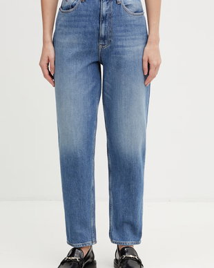 Tommy Jeans blugi mom fit pentru femei