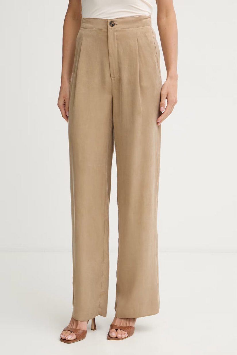 Marella pantaloni pentru femei, cu lyocell Emme by Marella