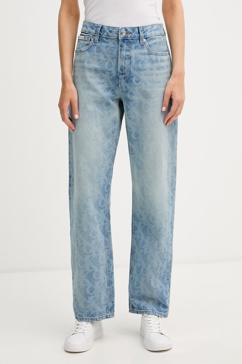 Calvin Klein Jeans blugi straight pentru femei