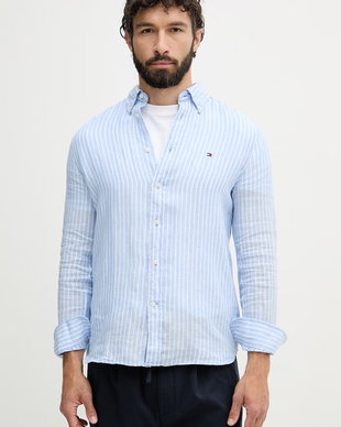 Tommy Hilfiger cămașă pentru bărbați, din in