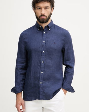 Tommy Hilfiger cămașă pentru bărbați, din in