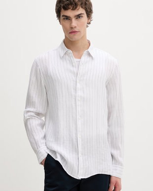 Calvin Klein cămașă pentru bărbați, din in
