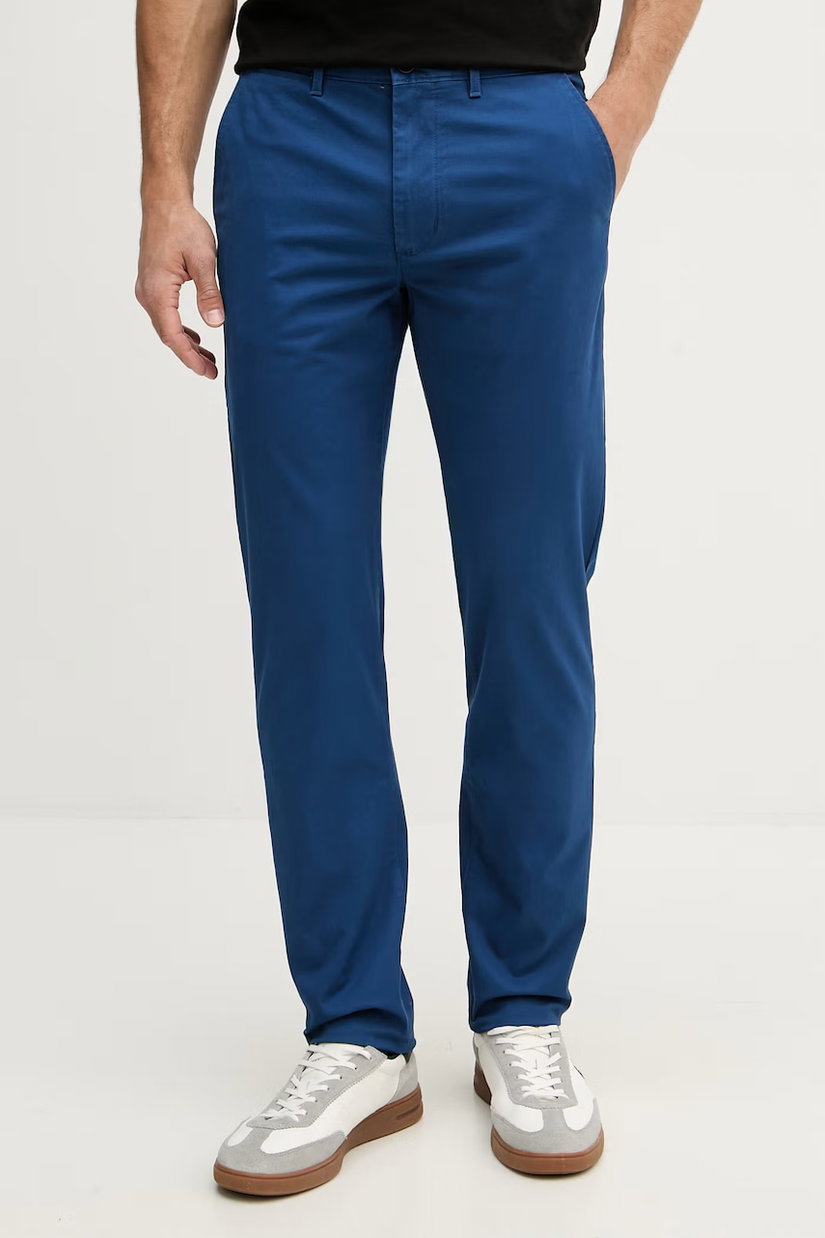 Tommy Hilfiger pantaloni chinos bărbați din bumbac cu elastan