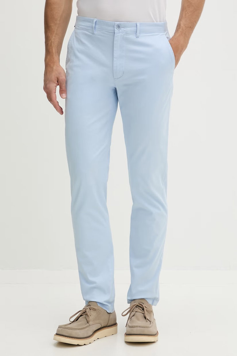 Tommy Hilfiger pantaloni chinos bărbați din bumbac cu elastan
