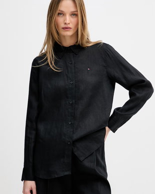Tommy Hilfiger cămașă de femei din in