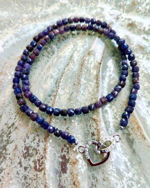 Colier CHOKER SAFIR natural
