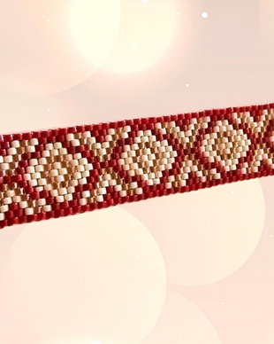 Brățară Elegantă Rouge Royale din Miyuki Delica