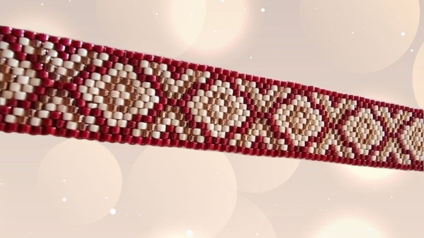 Brățară Elegantă Rouge Royale din Miyuki Delica