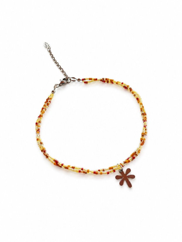 Brățară de picior boho, reglabilă, bijuterie de vară, brățară gleznă minimalistă