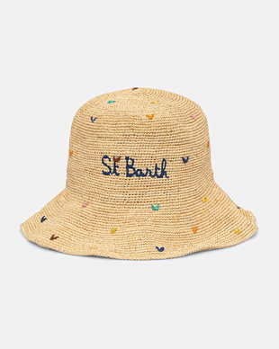 MC2 Saint Barth bucket hat pentru femei împletită