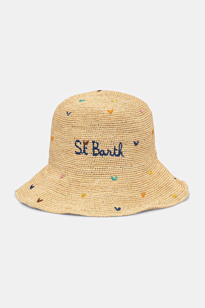 MC2 Saint Barth bucket hat pentru femei împletită
