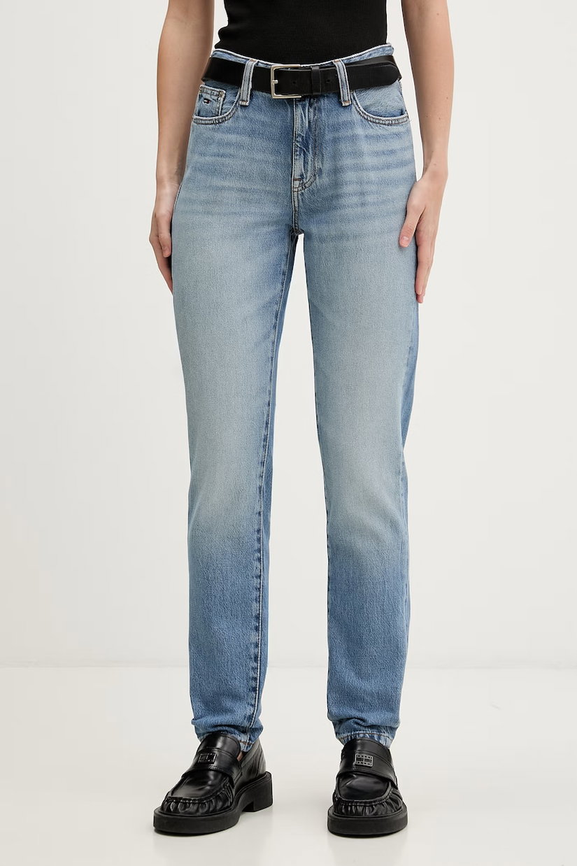 Tommy Jeans blugi slim fit pentru femei