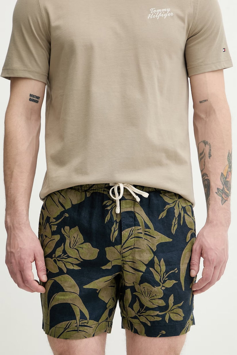 Tommy Hilfiger pantaloni scurți pentru bărbați, din in
