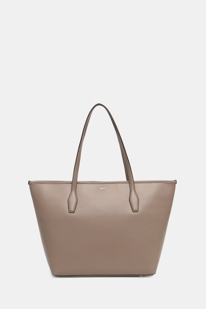 BOSS geantă shopper pentru femei, cu imitație de piele Sandy Zip Shopper