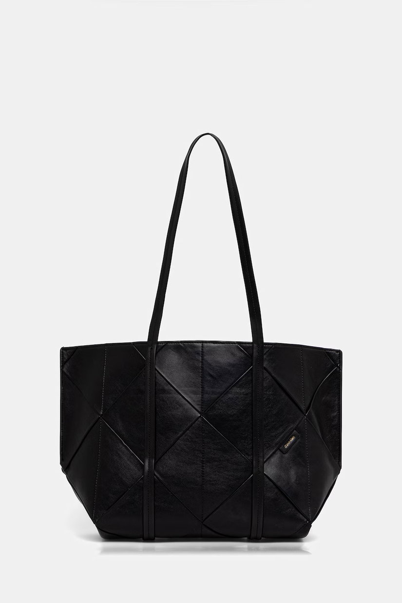 Calvin Klein geantă shopper pentru femei, cu imitație de piele