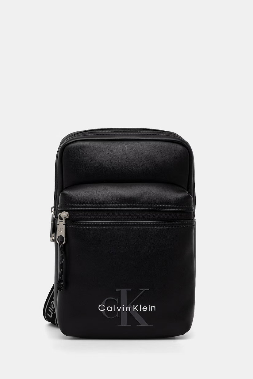 Calvin Klein geantă mică pentru bărbați, cu imitație de piele