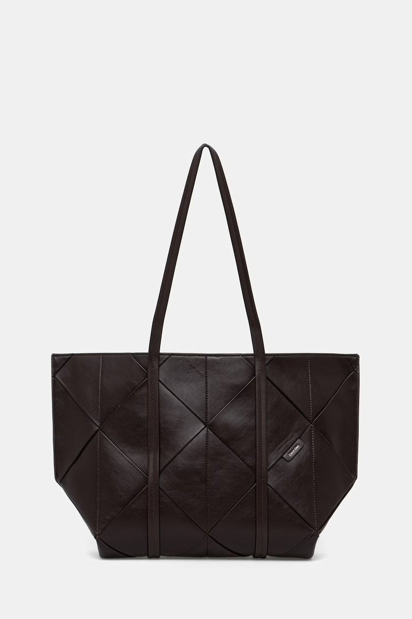 Calvin Klein geantă shopper pentru femei, cu imitație de piele