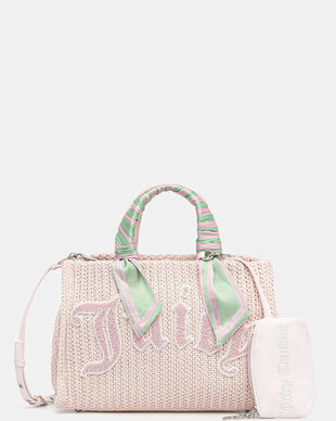 Juicy Couture geantă crossbody pentru femei împletită IRIS BEADS