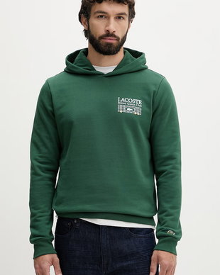 Lacoste hanorac cu glugă pentru bărbați, din bumbac