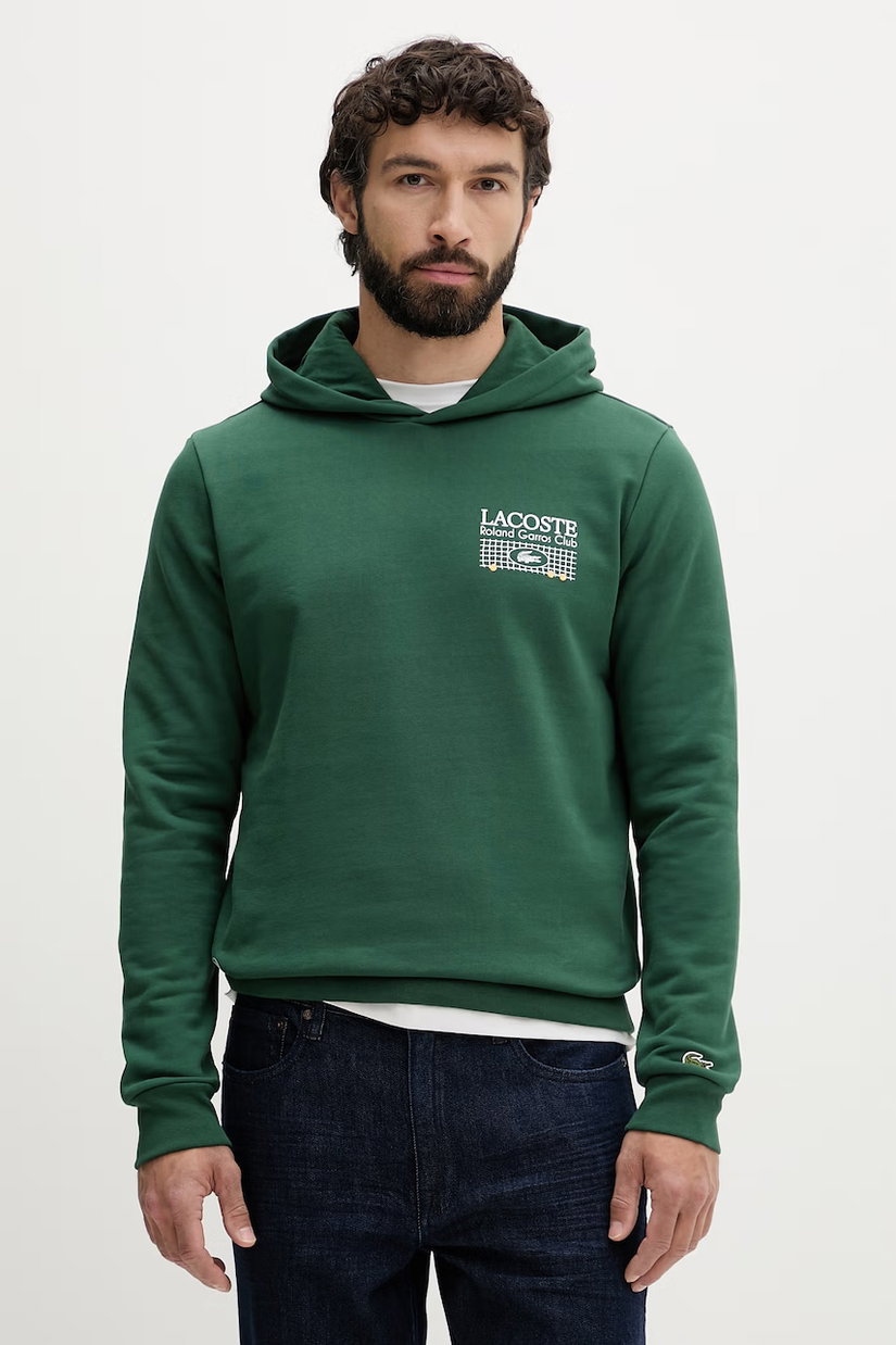Lacoste hanorac cu glugă pentru bărbați, din bumbac