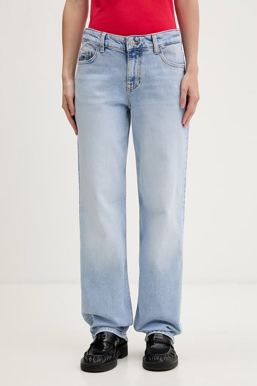 Tommy Jeans blugi straight pentru femei