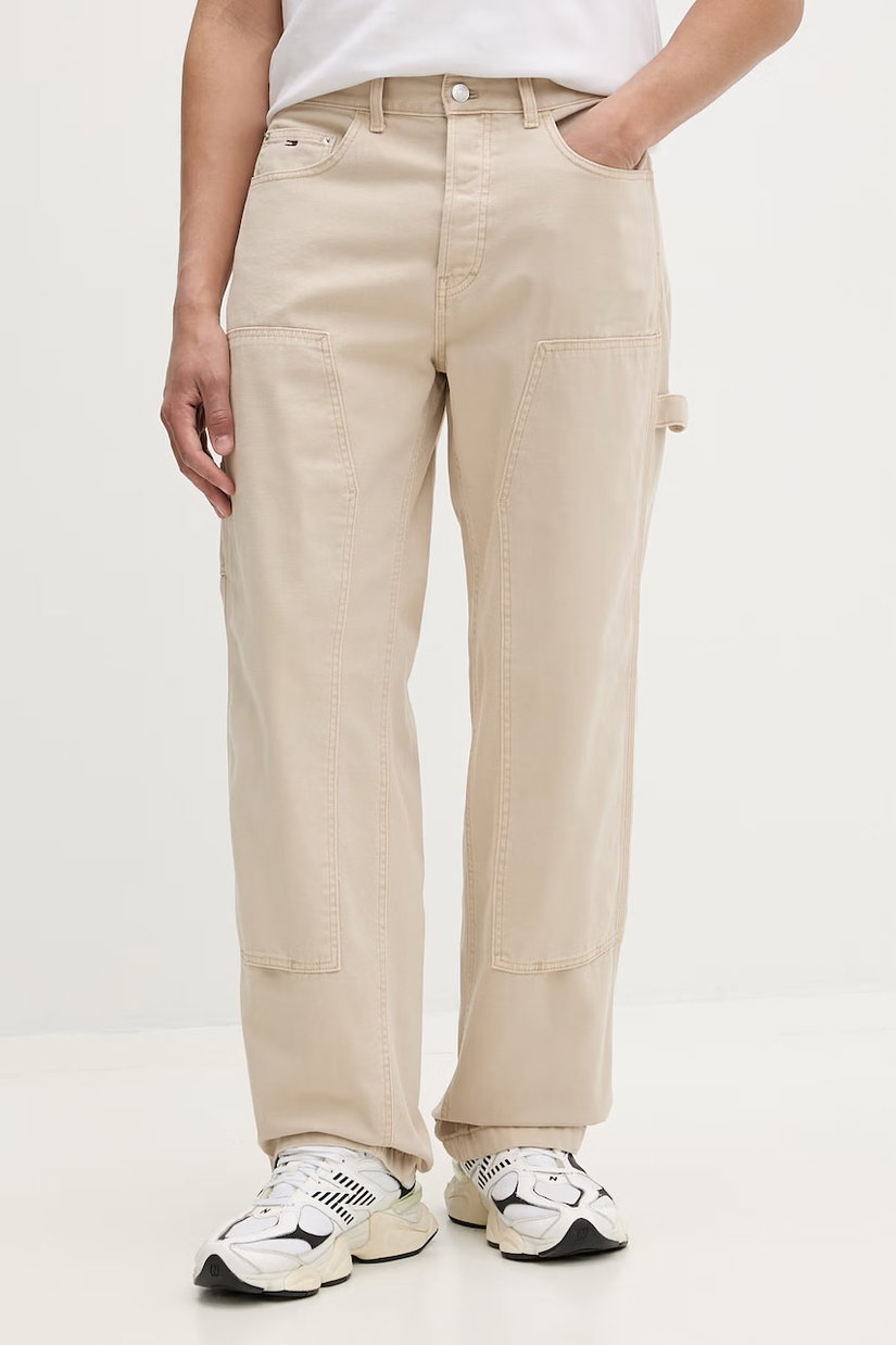 Tommy Jeans pantaloni pentru bărbați, din bumbac