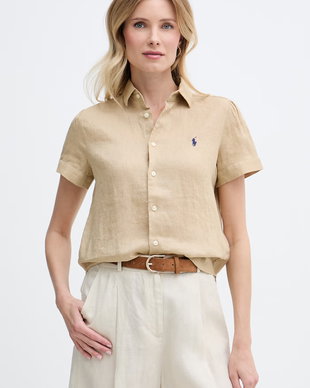 Polo Ralph Lauren cămașă pentru femei, din in
