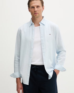 Tommy Jeans cămașă pentru bărbați, cu in