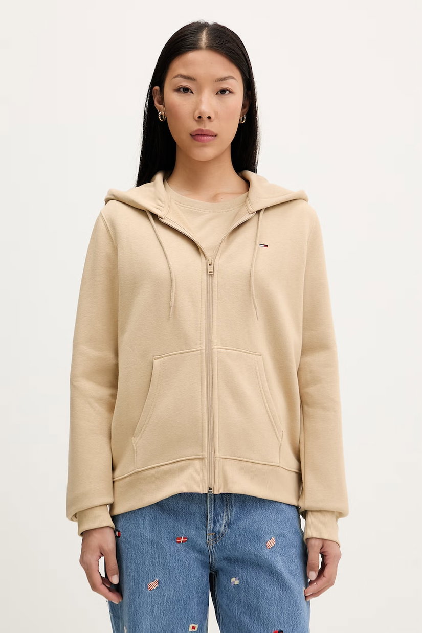 Tommy Jeans hanorac cu fermoar pentru femei