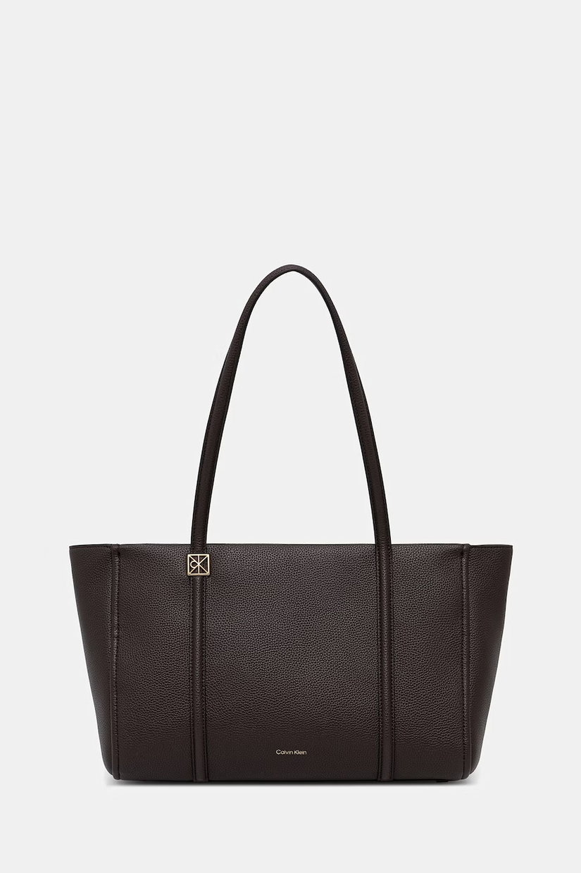 Calvin Klein geantă shopper pentru femei, cu imitație de piele