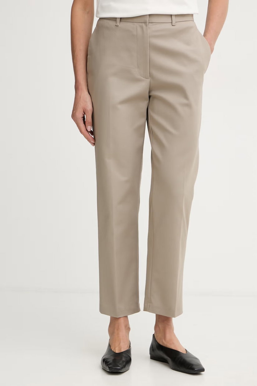 Calvin Klein pantaloni chinos pentru femei din bumbac cu elastan