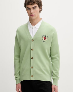 Drôle de Monsieur Slogan Rose bărbătesc din lână merino