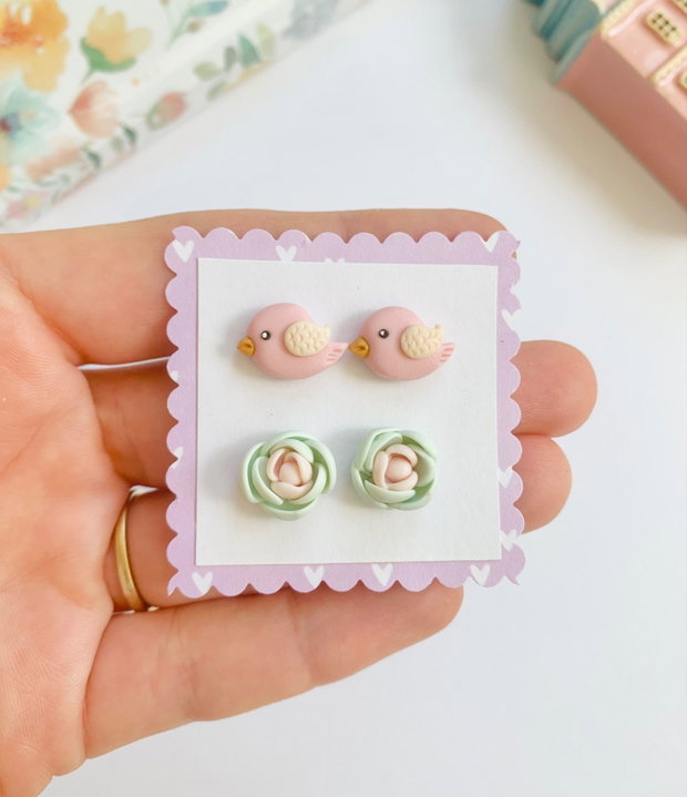 Set Pasari si flori