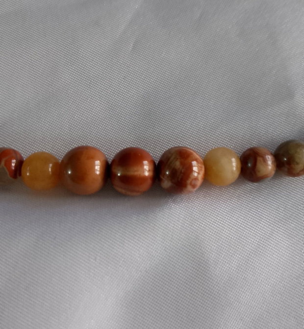 Colier multicolor jasp, agate, carneol